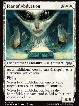 Fear of Abduction (DSK-009) - Duskmourn: House of Horror: (nyxtouched)