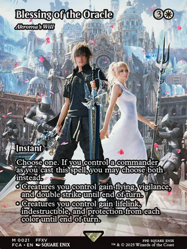 Akroma's Will (FCA-021) - FINAL FANTASY: Through the Ages / Blessing of the Oracle (Borderless) Foil