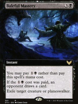 Baleful Mastery (STX-301) - Strixhaven: School of Mages: (Extended Art)