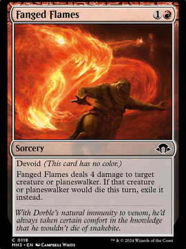 Fanged Flames (MH3-118) - Modern Horizons 3