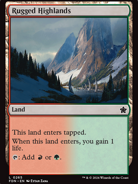 Rugged Highlands (FDN-265) - Foundations Foil