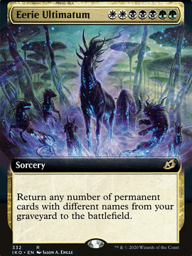 Eerie Ultimatum (IKO-332) - Ikoria: Lair of Behemoths: (Extended Art) Foil