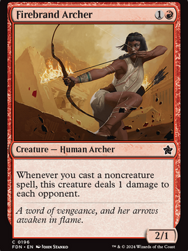 Firebrand Archer (FDN-196) - Foundations