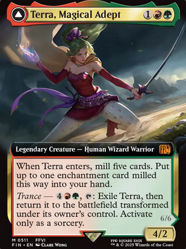 Terra, Magical Adept // Esper Terra (FIN-511) - FINAL FANTASY: (enchantment, Extended Art)