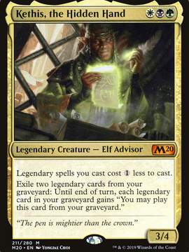 Kethis, the Hidden Hand (M20-211) - Core Set 2020