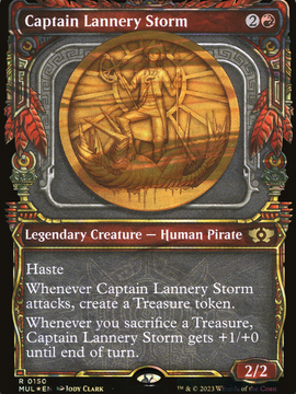 Captain Lannery Storm (MUL-150) - Multiverse Legends: (Showcase) Foil