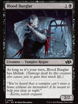 Blood Burglar (J25-406) - Foundations Jumpstart
