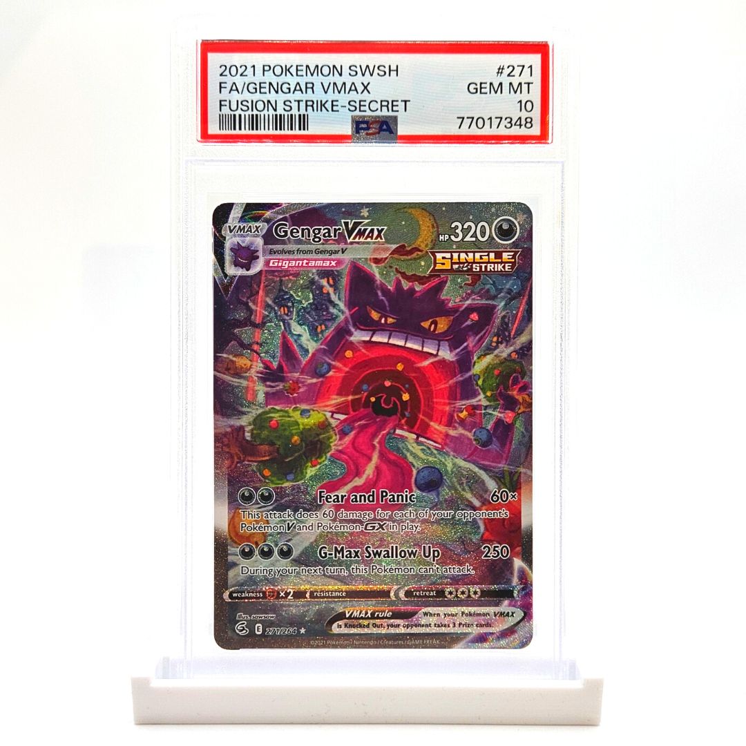 PSA 10 Gengar VMAX Alternate Art - Fusion Strike
