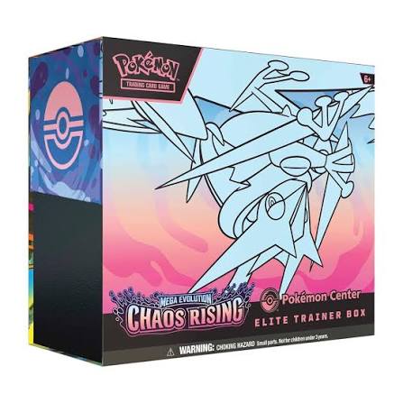 Pokemon - Mega Evolution - Chaos Rising - Pokemon Center Exclusive Elite Trainer Box 