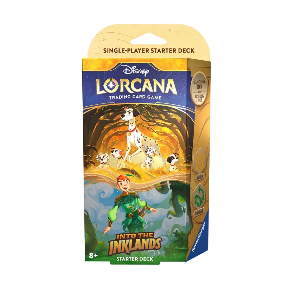 Disney Lorcana Into The Inklands Starter Deck (Amber & Emerald)