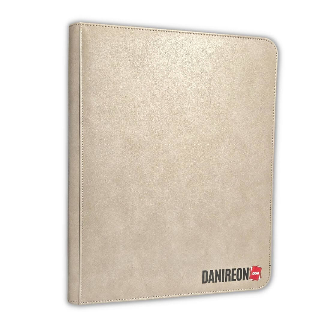 Light grey toploader binder