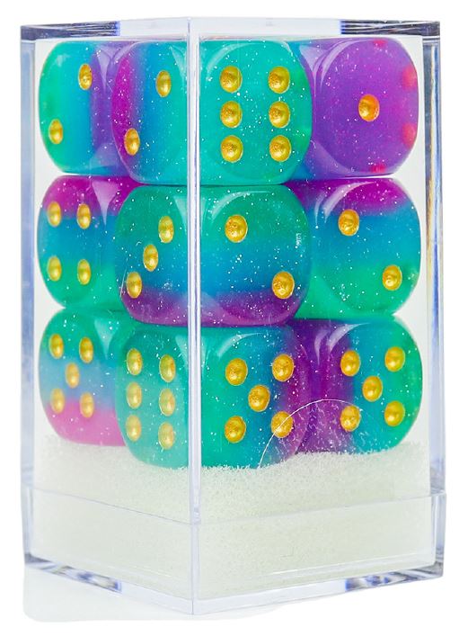 Sirius Dice - Northern Lights 16mm d6 Dice Set (12 dice)