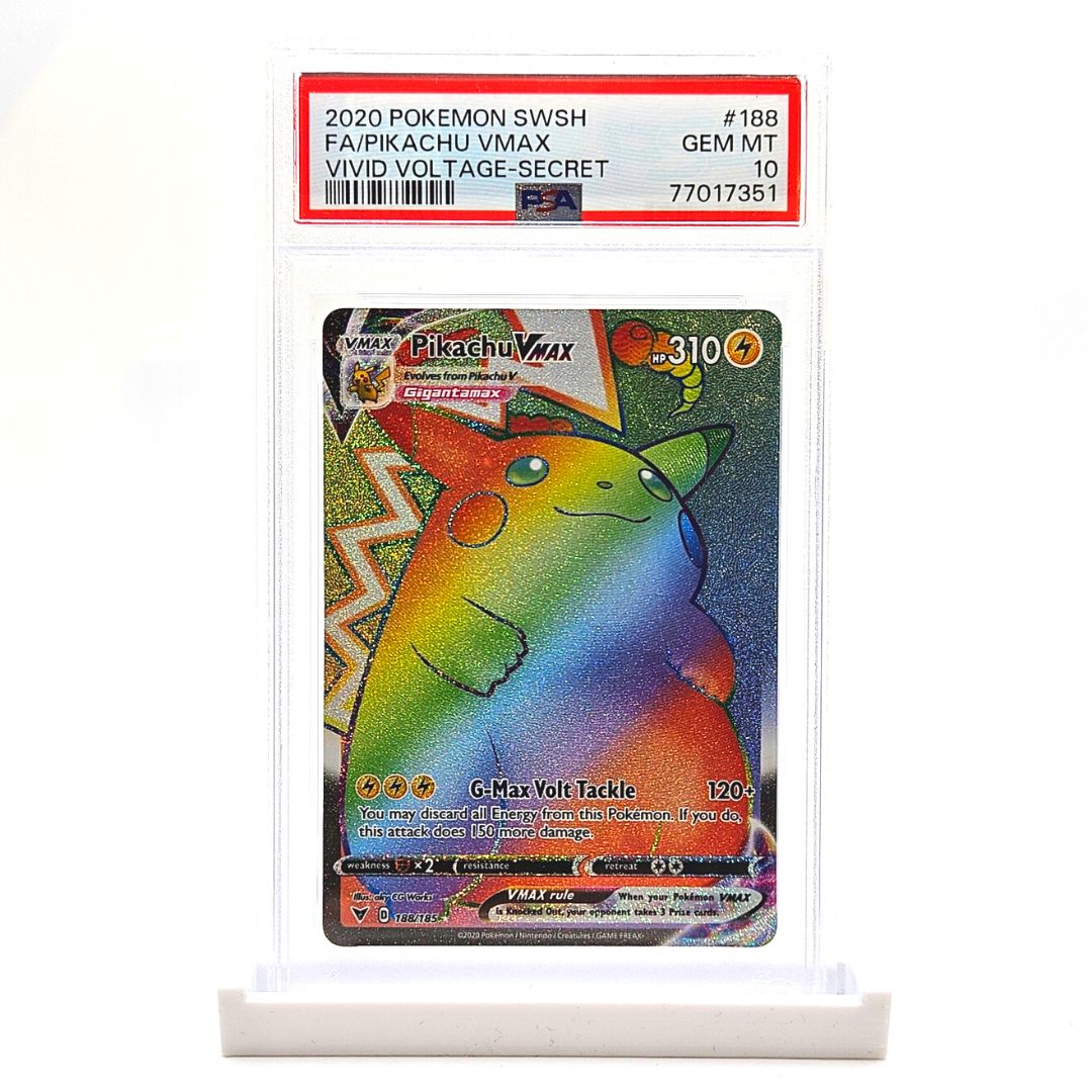 PSA 10 Pikachu VMAX Rainbow - Vivid Voltage – Danireon Cards & Games