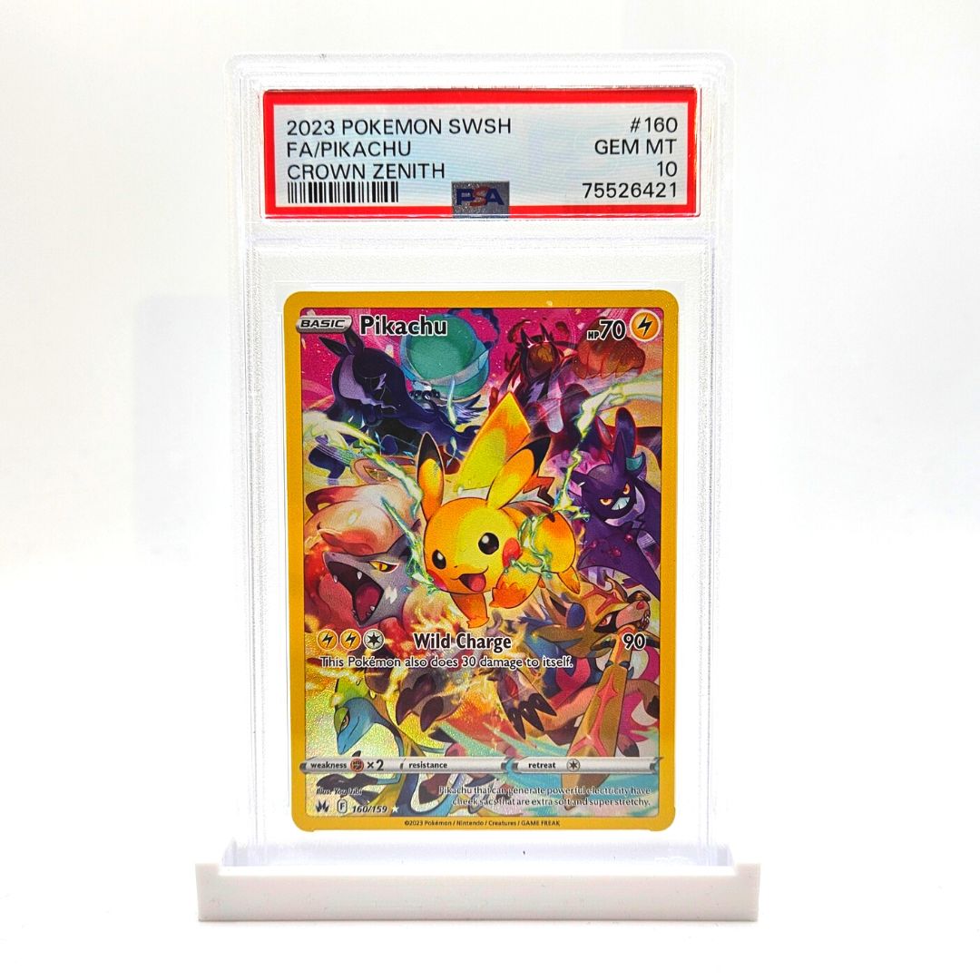 PSA 10 Pikachu Secret Rare - Crown Zenith Danireon Cards & Games PSA 10 Pikachu Secret Rare - Crown Zenith Danireon Cards & Games