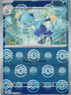 Dewott (Poke Ball Pattern) 22 - SV White Flare Holofoil