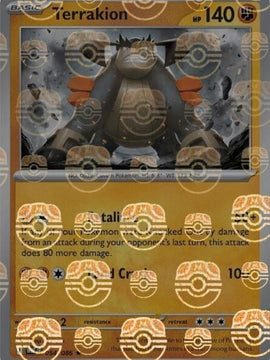 Terrakion (Master Ball Pattern) 54 - SV White Flare Holofoil