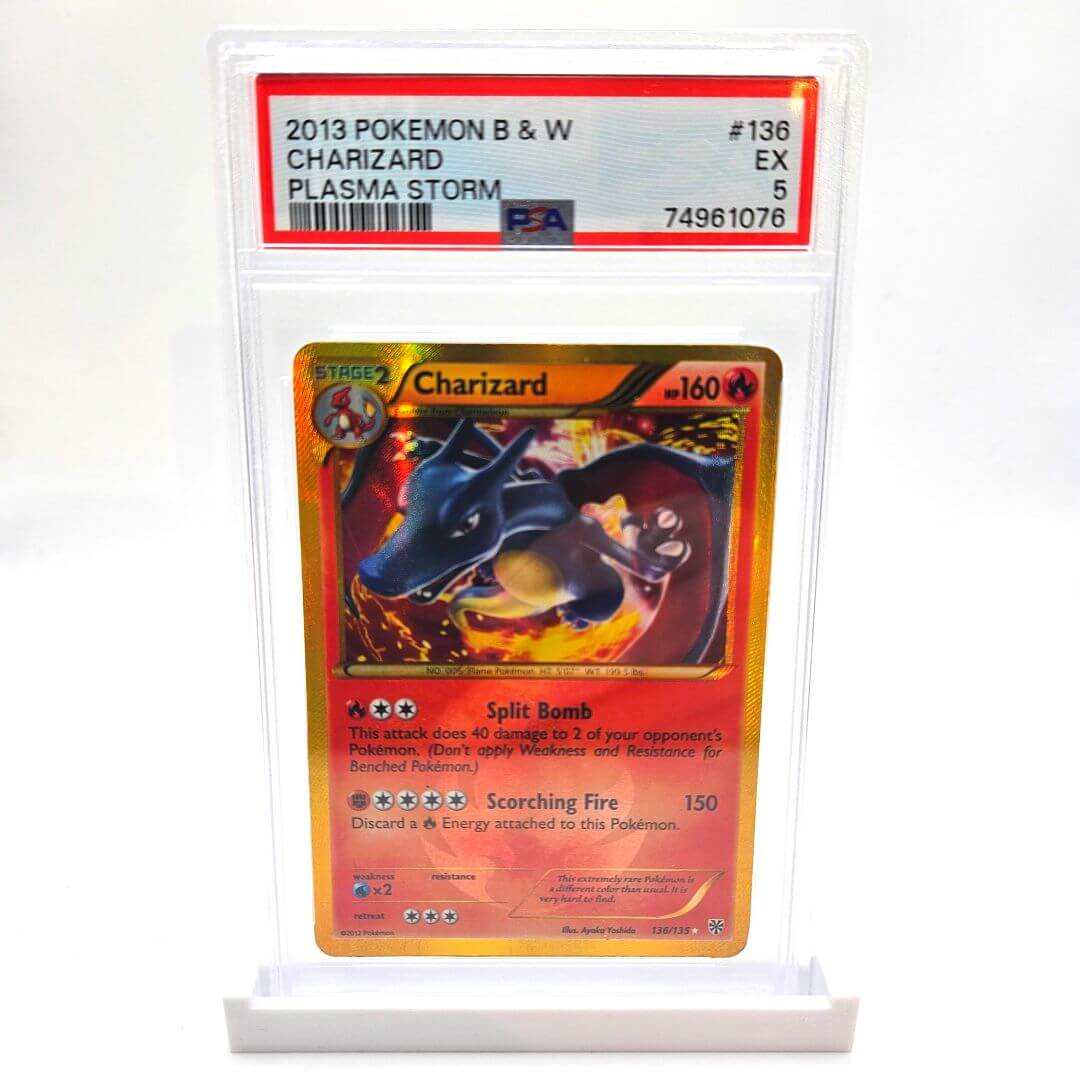 PSA 5 Charizard Secret Rare- Plasma Storm – Danireon Cards & Games