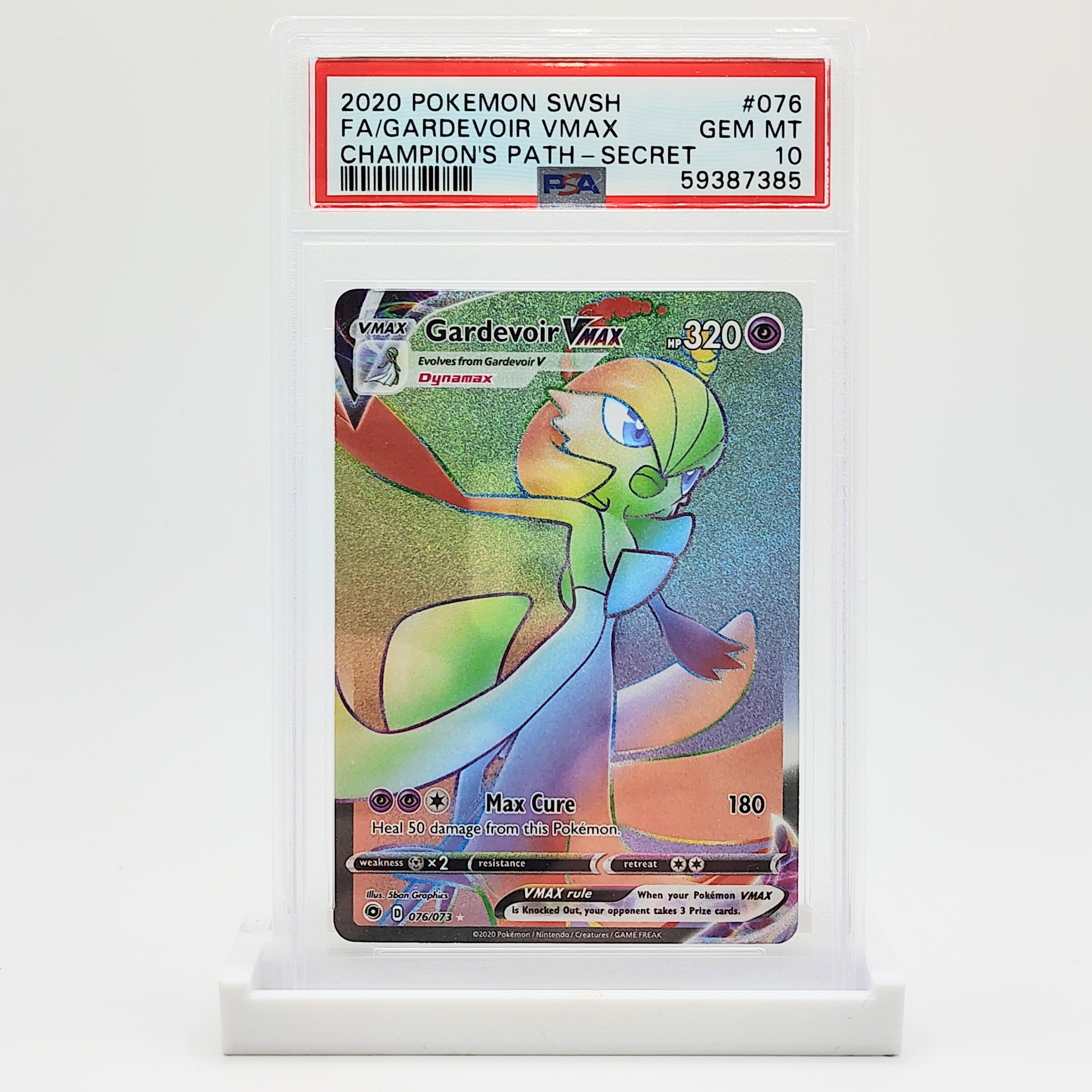 PSA 10 Gardevoir VMAX Rainbox Full Art - Champion's Path