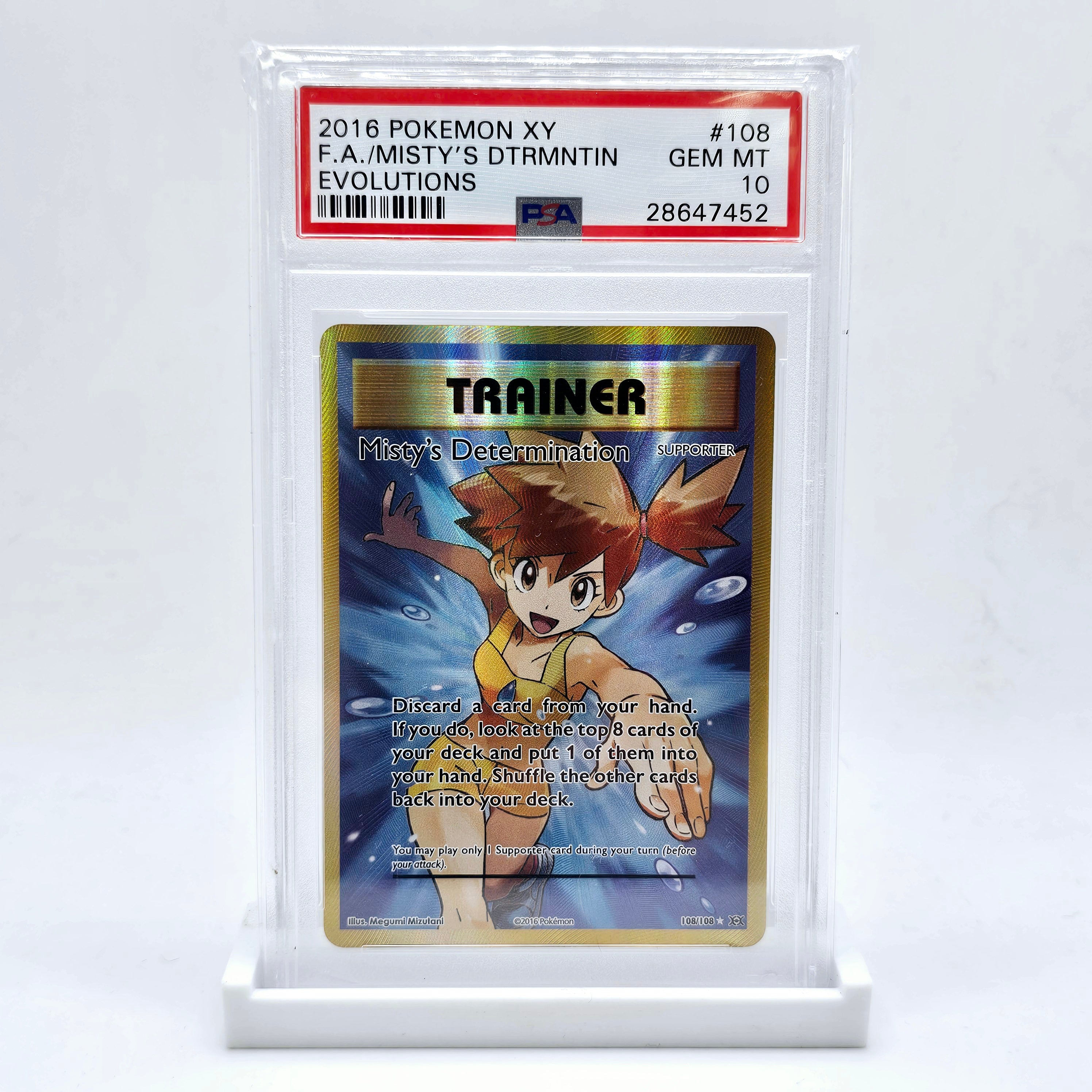 PSA 10 Misty's Determination Full Art