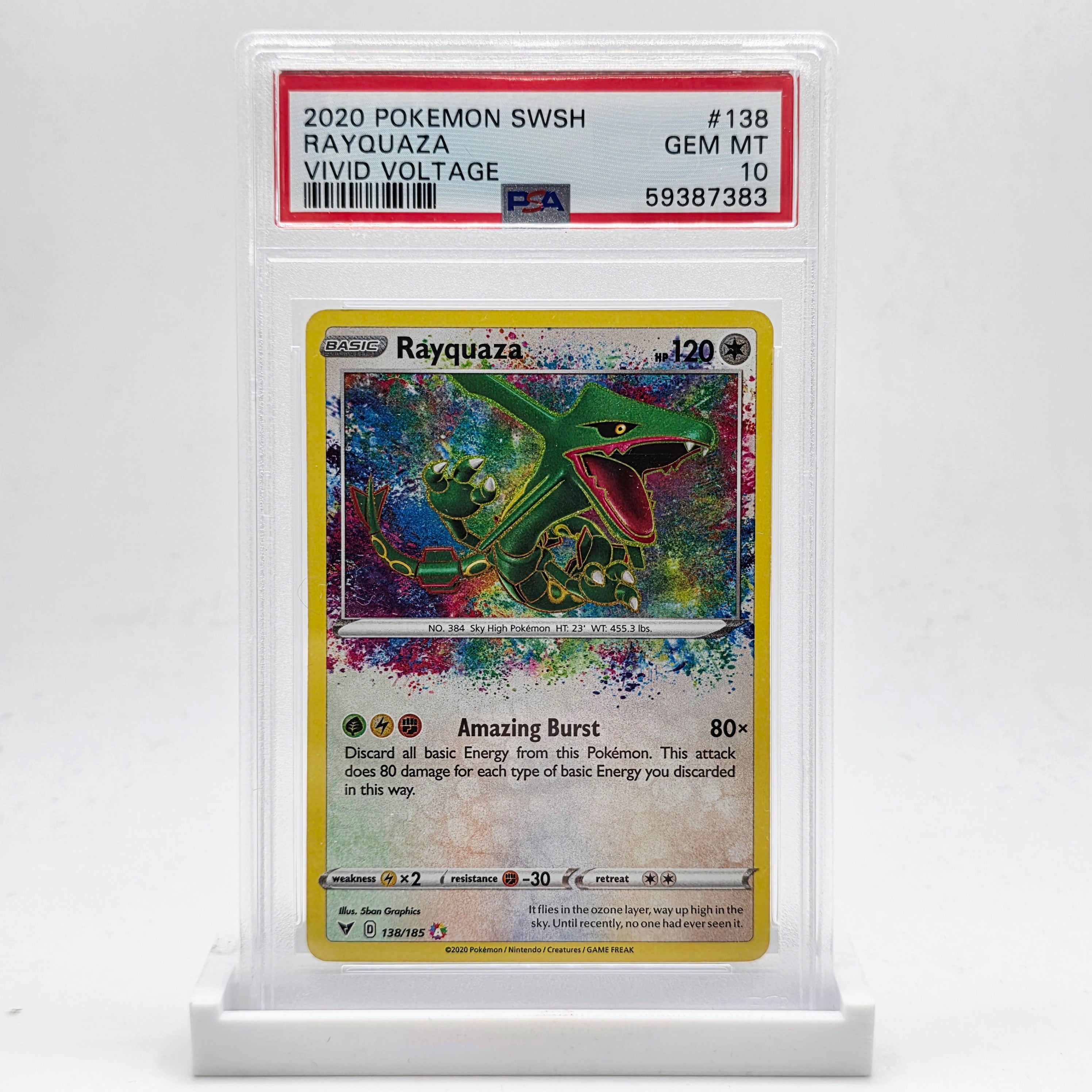 PSA 10 Rayquaza Amazing Rare