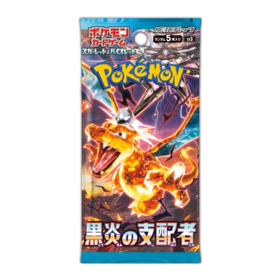 Pokémon Ruler of the Black Flame SV3 Booster Pack