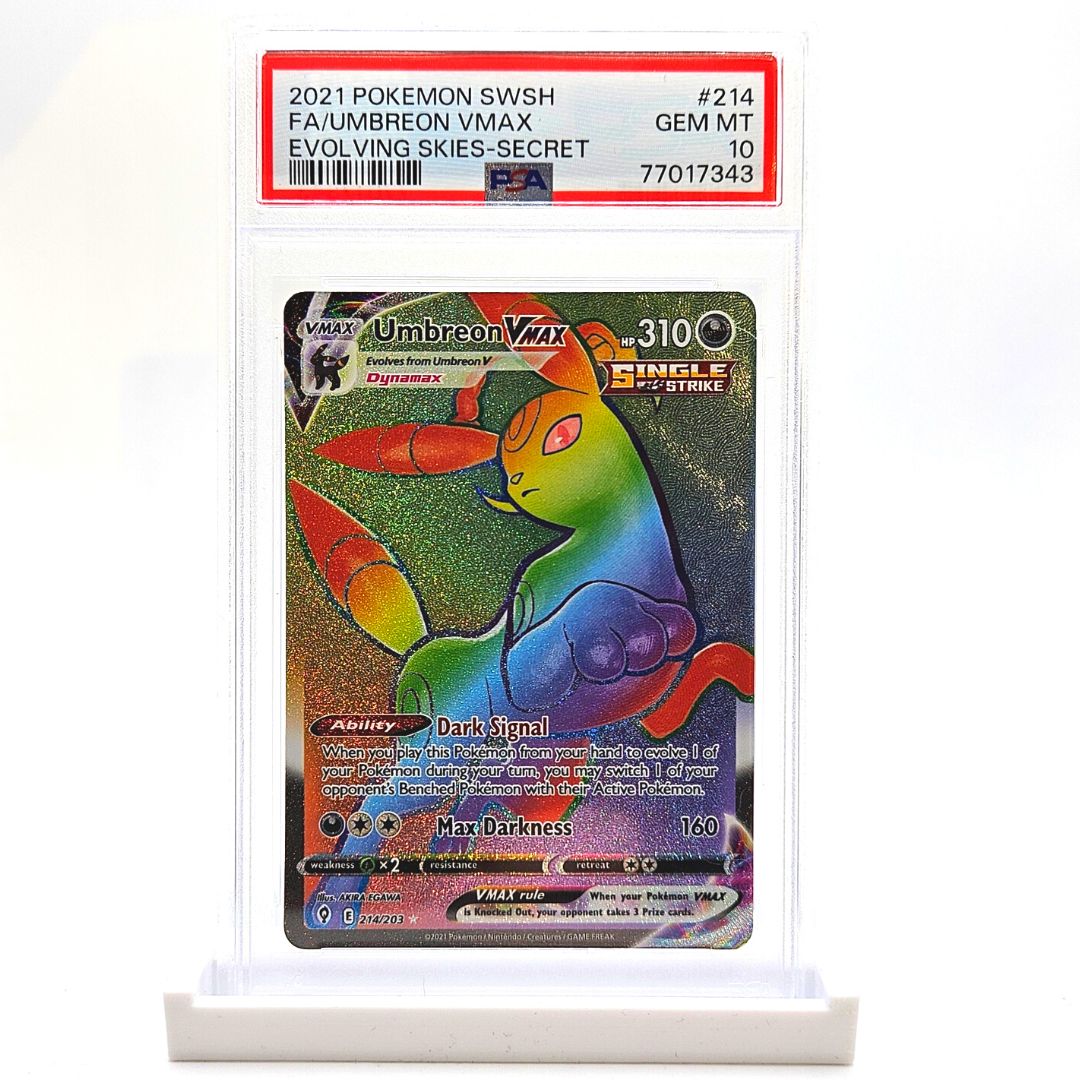 PSA 10 Umbreon VMAX Secret Rare - Evolving Skies