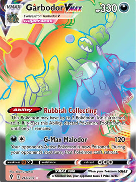 Garbodor VMAX (216/203) [Sword & Shield: Evolving Skies]