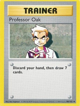 Professor Oak (88/102) [Base Set Shadowless Unlimited]