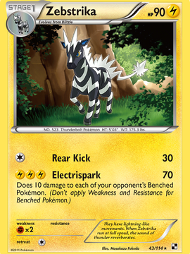 Zebstrika (43/114) [Black & White: Base Set]