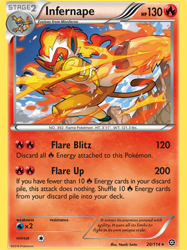 Infernape (20/114) [XY: Steam Siege]