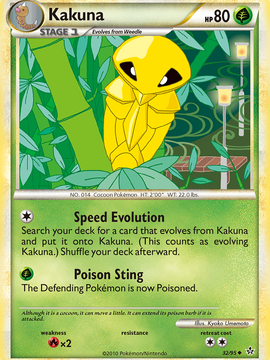 Kakuna (32/95) [HeartGold & SoulSilver: Unleashed]