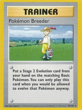 Pokemon Breeder (76/102) [Base Set Shadowless Unlimited]