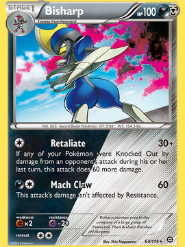 Bisharp (64/114) [XY: Steam Siege]