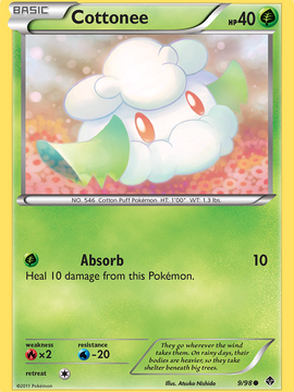 Cottonee (9/98) [Black & White: Emerging Powers]