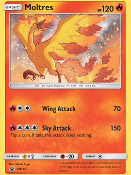 Moltres (SM143) [Sun & Moon: Black Star Promos]