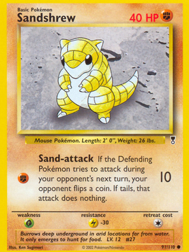 Sandshrew (91/110) [Legendary Collection]