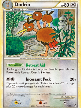 Dodrio (11/90) [HeartGold & SoulSilver: Undaunted]