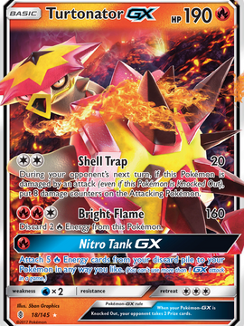 Turtonator GX (18/145) [Sun & Moon: Guardians Rising]