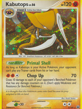 Kabutops (6/100) [Diamond & Pearl: Majestic Dawn]