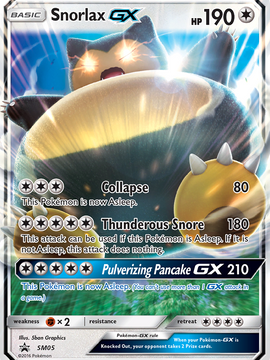 Snorlax GX (SM05) [Sun & Moon: Black Star Promos]