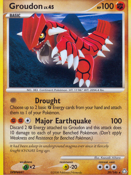 Groudon (29/146) [Diamond & Pearl: Legends Awakened]