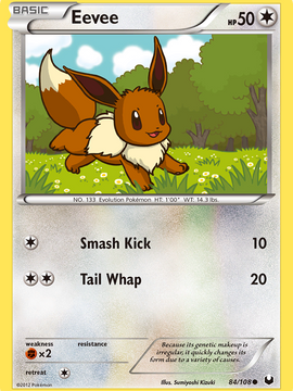 Eevee (84/108) [Black & White: Dark Explorers]