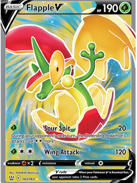 Flapple V (143/163) [Sword & Shield: Battle Styles]
