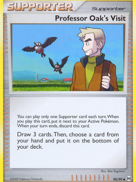 Professor Oak's Visit (90/99) [Platinum: Arceus]