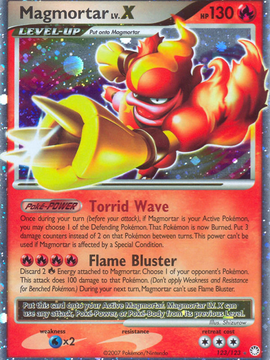 Magmortar LV.X (123/123) [Diamond & Pearl: Mysterious Treasures]