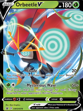 Orbeetle V (SWSH078) [Sword & Shield: Black Star Promos]