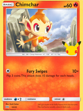 Chimchar (12/25) [McDonald's 25th Anniversary]
