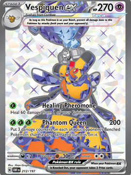 Vespiquen ex (212/197) [Scarlet & Violet: Obsidian Flames]