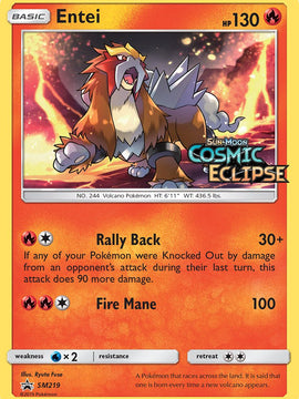 Entei (SM219) [Sun & Moon: Black Star Promos]