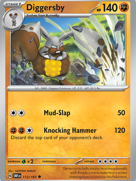 Diggersby (113/197) [Scarlet & Violet: Obsidian Flames]